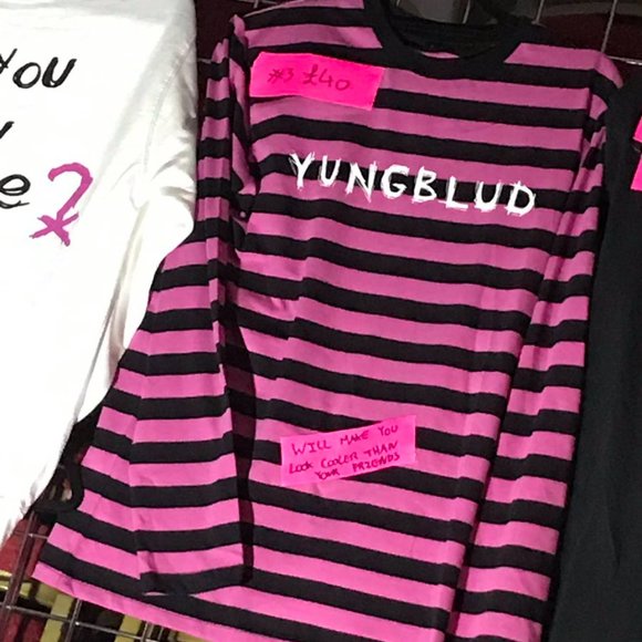 ISO: YUNGBLUD STRIPED SHIRT - Picture 2 of 2